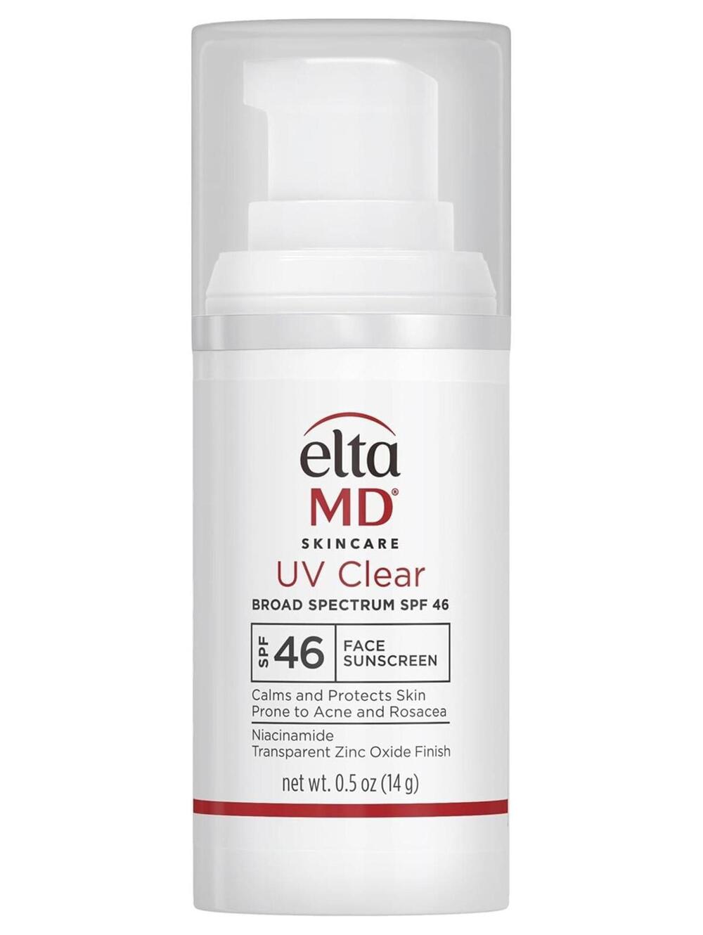Open Box - EltaMD UV Clear Face Sunscreen SPF 46, Travel Size 0.5 oz